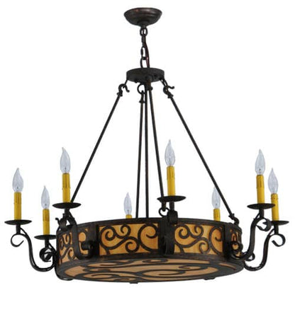 Delano 11 Light 36" Wide Taper Candle Style Chandelier