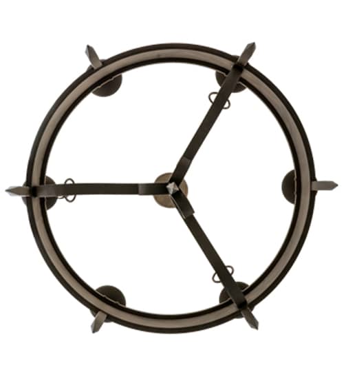 Calandra 6 Light 36" Wide Taper Candle Style Chandelier
