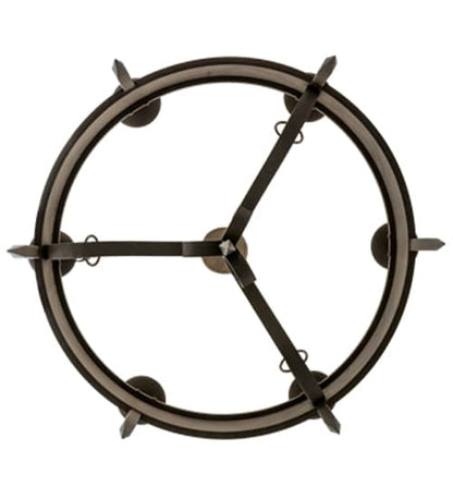 Calandra 6 Light 36" Wide Taper Candle Style Chandelier