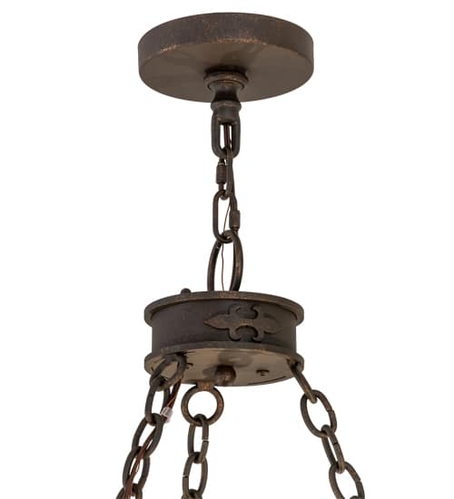 Calandra 6 Light 36" Wide Taper Candle Style Chandelier