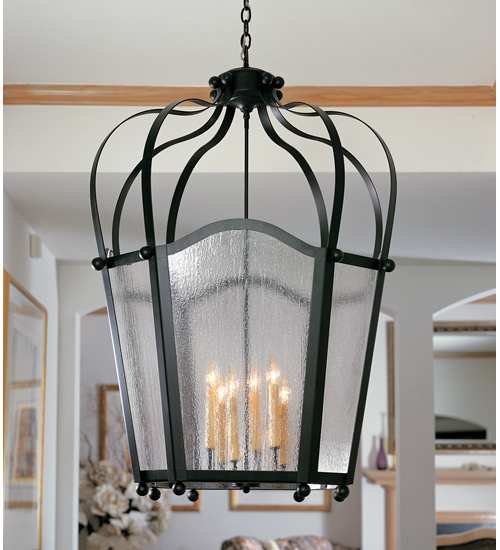 Citadel 6 Light 33" Wide Taper Candle Pendant