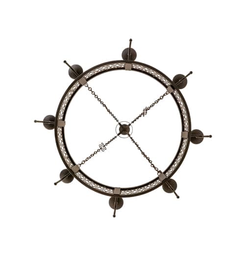 Toscano 8 Light 48" Wide Taper Candle Style Chandelier