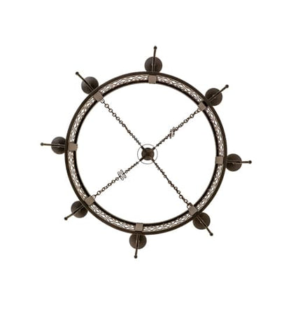 Toscano 8 Light 48" Wide Taper Candle Style Chandelier