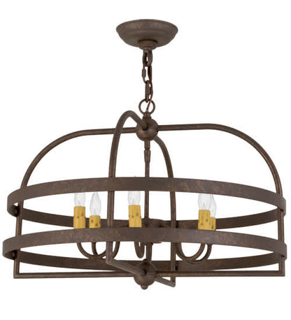 Aldari 6 Light 22" Wide Taper Candle Style Chandelier