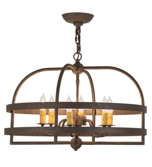 Aldari 6 Light 22" Wide Taper Candle Style Chandelier