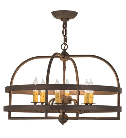 Aldari 6 Light 22" Wide Taper Candle Style Chandelier