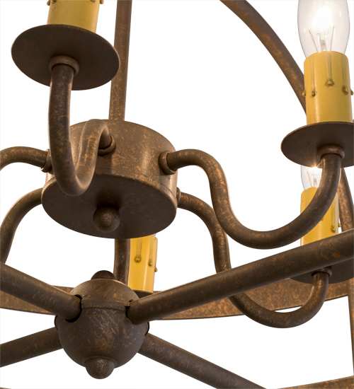 Aldari 6 Light 22" Wide Taper Candle Style Chandelier
