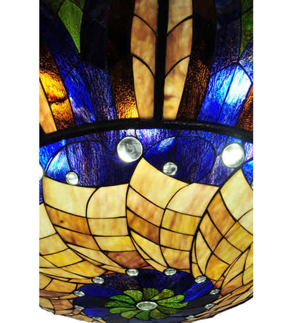 Tampa Bay 12 Light 60" Wide Semi-Flush Bowl Ceiling Fixture - Oil Rubbed Bronze Finish