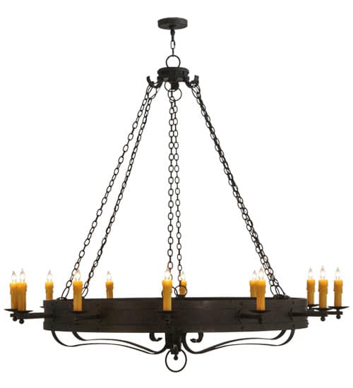 Parnella 12 Light 72" Wide Taper Candle Style Chandelier