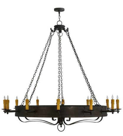 Parnella 12 Light 72" Wide Taper Candle Style Chandelier