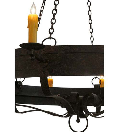Parnella 12 Light 72" Wide Taper Candle Style Chandelier