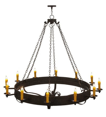 Parnella 12 Light 72" Wide Taper Candle Style Chandelier