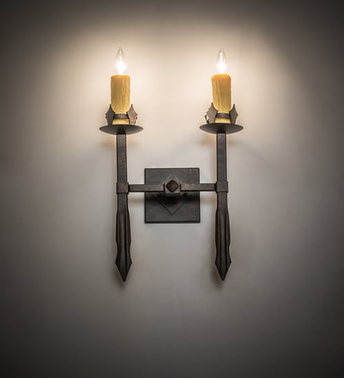 Castilla 2 Light 21" Tall Wall Sconce