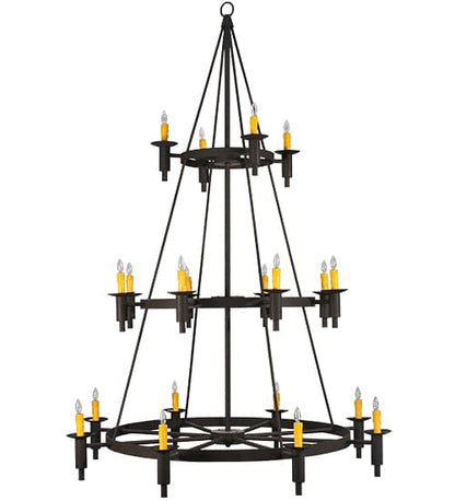 Carella 20 Light 164" Tall Taper Candle Style Chandelier - Dark Roast Finish