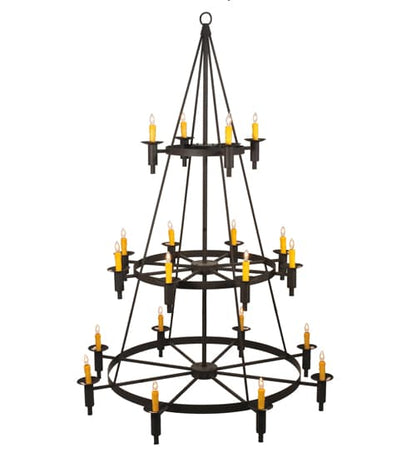 Carella 20 Light 164" Tall Taper Candle Style Chandelier - Dark Roast Finish