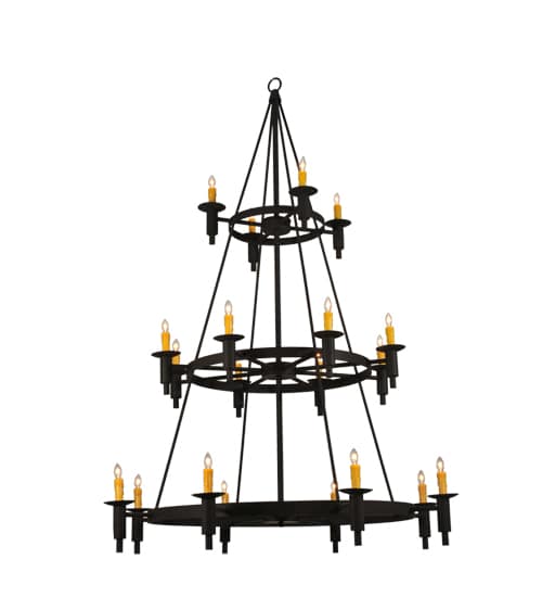 Carella 20 Light 164" Tall Taper Candle Style Chandelier - Dark Roast Finish
