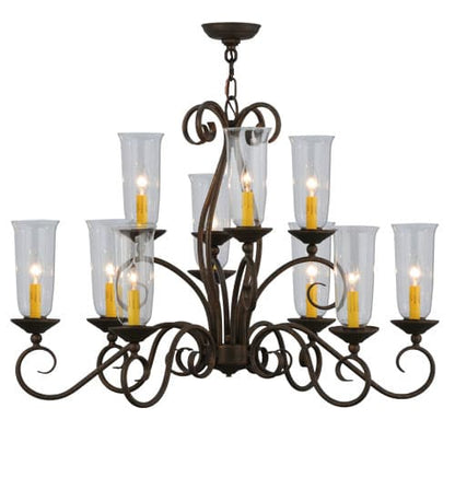 Wallis 10 Light 21" Wide Taper Candle Style Chandelier
