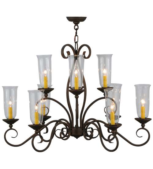 Wallis 10 Light 21" Wide Taper Candle Style Chandelier