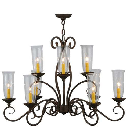 Wallis 10 Light 21" Wide Taper Candle Style Chandelier