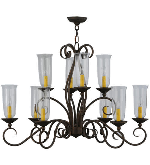 Wallis 10 Light 21" Wide Taper Candle Style Chandelier