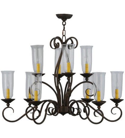 Wallis 10 Light 21" Wide Taper Candle Style Chandelier
