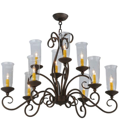 Wallis 10 Light 21" Wide Taper Candle Style Chandelier