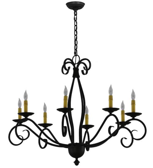Sienna 8 Light 36" Wide Taper Candle Style Chandelier