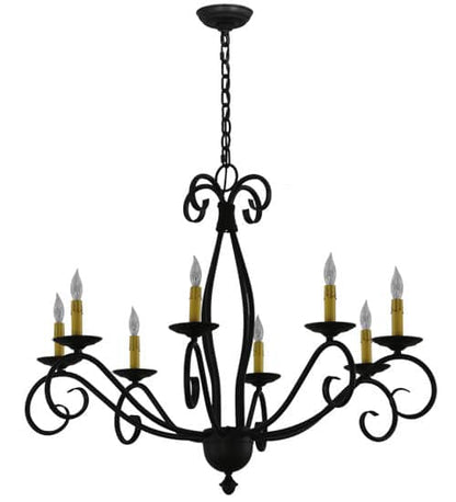 Sienna 8 Light 36" Wide Taper Candle Style Chandelier