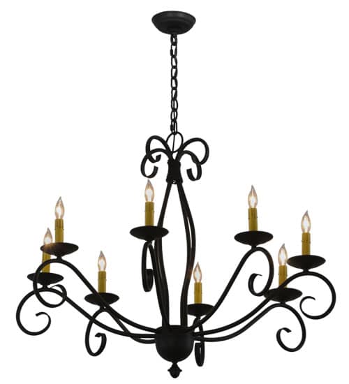 Sienna 8 Light 36" Wide Taper Candle Style Chandelier