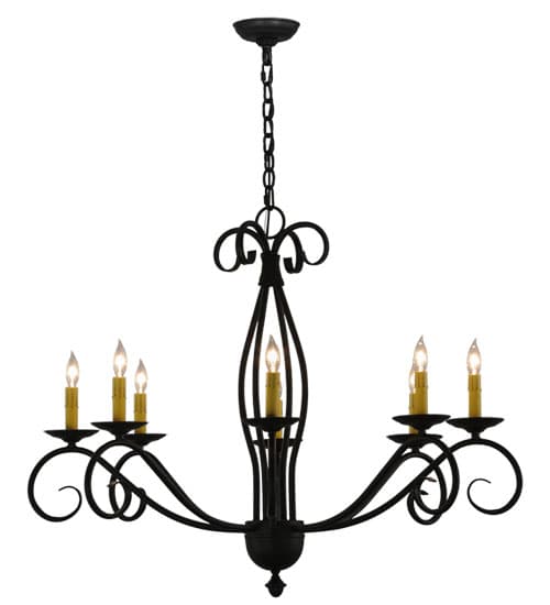 Sienna 8 Light 36" Wide Taper Candle Style Chandelier