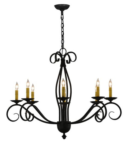 Sienna 8 Light 36" Wide Taper Candle Style Chandelier