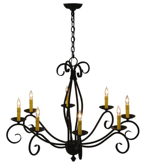 Sienna 8 Light 36" Wide Taper Candle Style Chandelier
