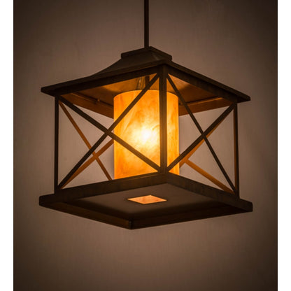 Meyda Tiffany Contemplation 23" Wide Pillar Candle Pendant