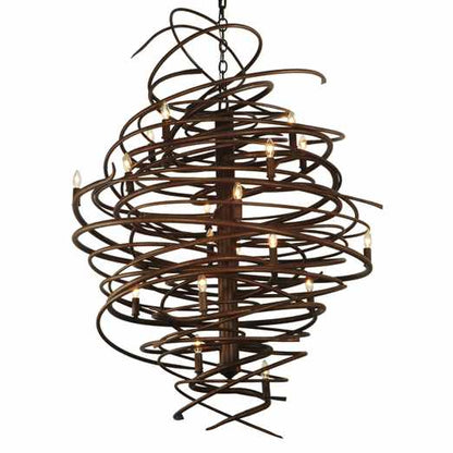 Cyclone 18 Light 36" Wide Taper Candle Style Chandelier