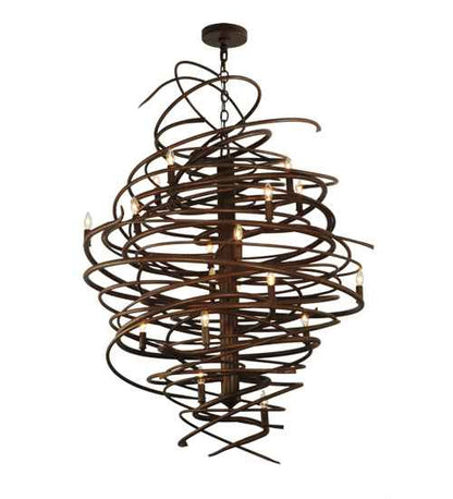 Cyclone 18 Light 36" Wide Taper Candle Style Chandelier