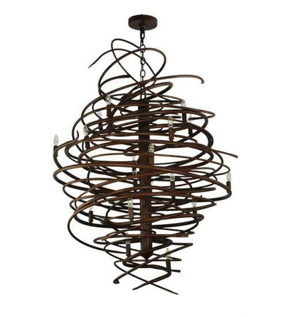 Cyclone 18 Light 36" Wide Taper Candle Style Chandelier