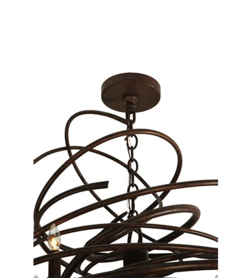 Cyclone 18 Light 36" Wide Taper Candle Style Chandelier