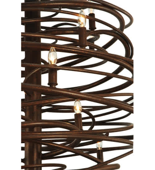 Cyclone 18 Light 36" Wide Taper Candle Style Chandelier
