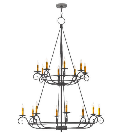 Estrella 16 Light 45" Wide Taper Candle Style Chandelier