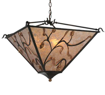 Blossoming Branches 4 Light 34" Wide Pendant