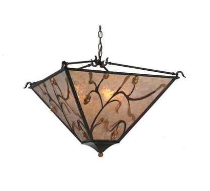 Blossoming Branches 4 Light 34" Wide Pendant