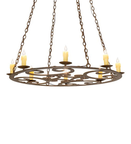 Ashley 8 Light 42" Wide Taper Candle Style Chandelier