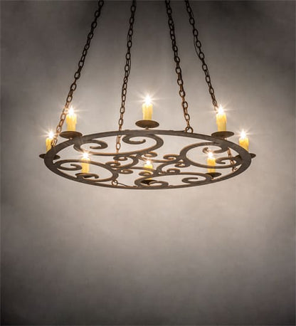 Ashley 8 Light 42" Wide Taper Candle Style Chandelier