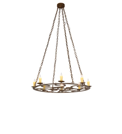 Ashley 8 Light 42" Wide Taper Candle Style Chandelier