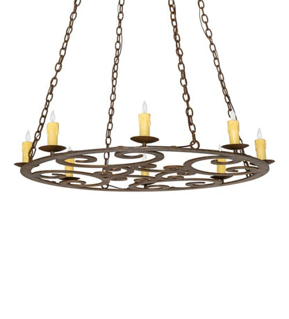Ashley 8 Light 42" Wide Taper Candle Style Chandelier