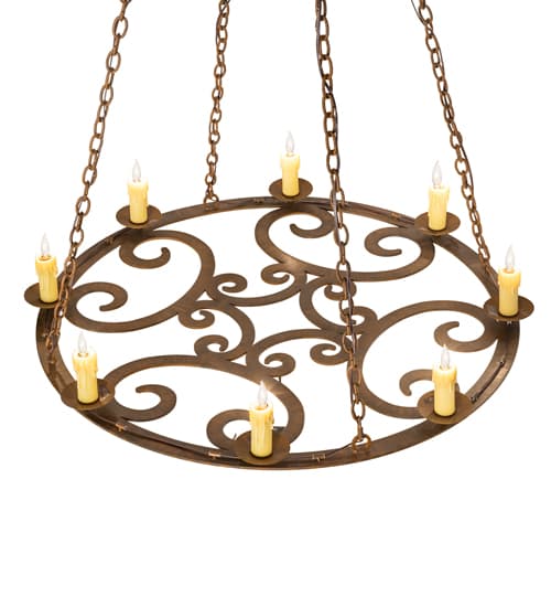 Ashley 8 Light 42" Wide Taper Candle Style Chandelier