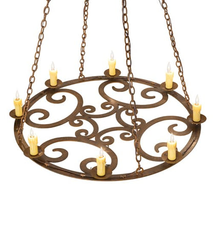 Ashley 8 Light 42" Wide Taper Candle Style Chandelier