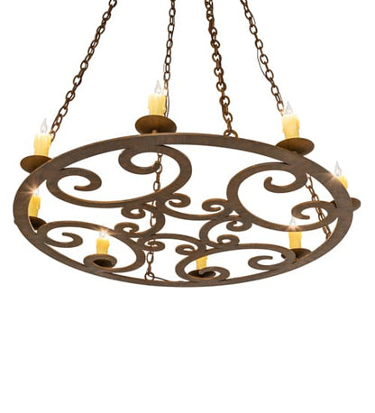 Ashley 8 Light 42" Wide Taper Candle Style Chandelier