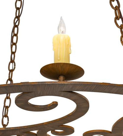 Ashley 8 Light 42" Wide Taper Candle Style Chandelier