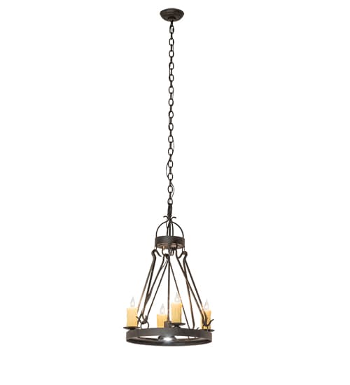 Lakeshore 4 Light 28" Wide Taper Candle Pendant